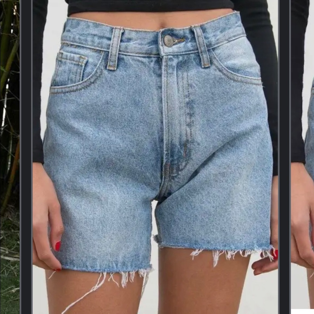 brandy Melville molly denim shorts M
